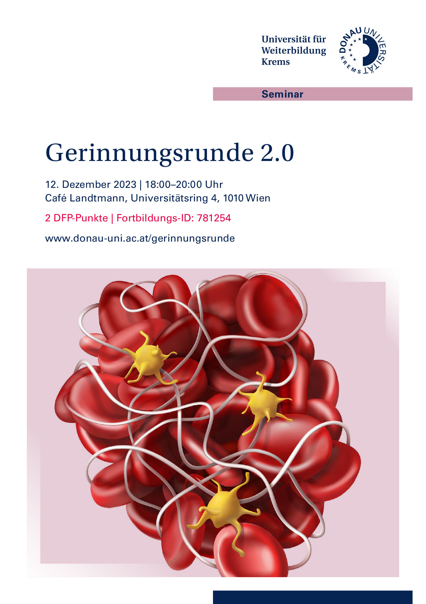 Seminarreihe Gerinnungsrunde 2.0